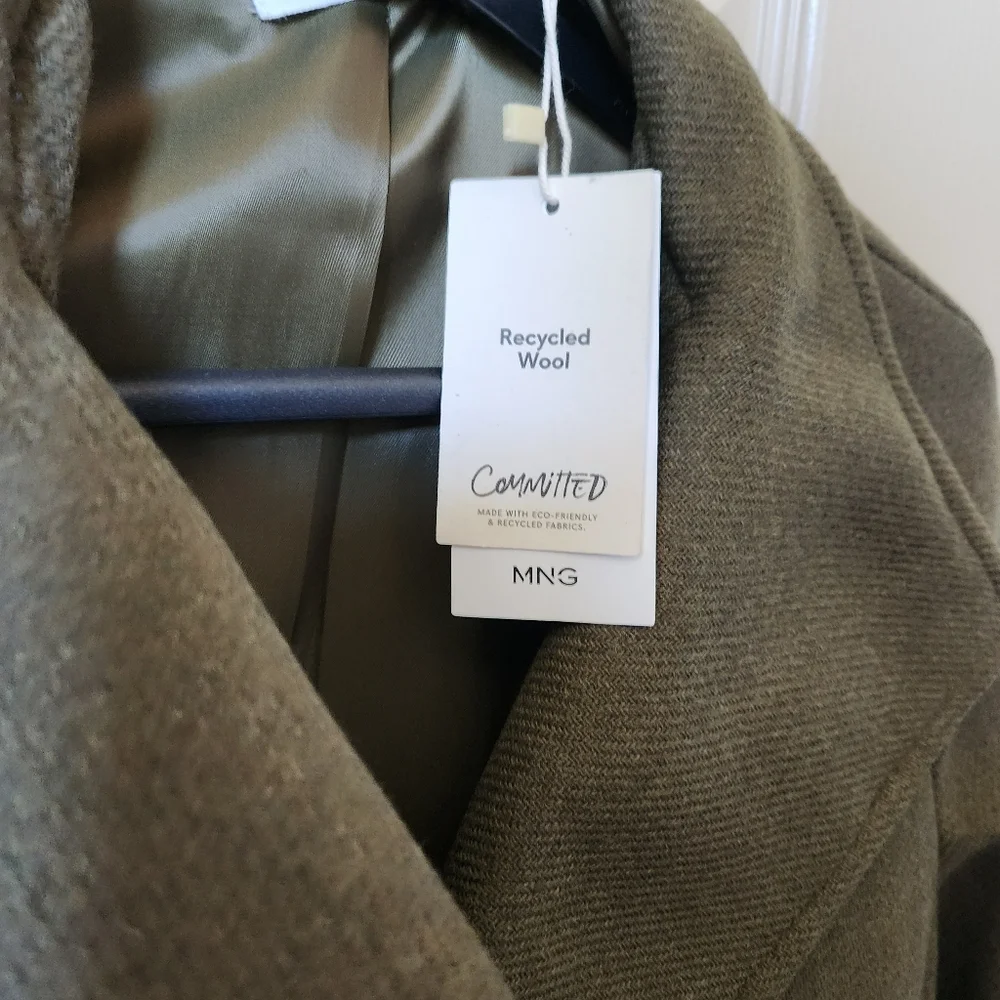 NWT Mango Woolen Coat size S - Picture 8 of 9